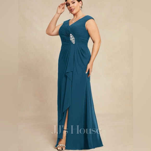 JJs House Suzi Elegant Ink Blue Dress (brand new with tags) - Picture 3 of 7